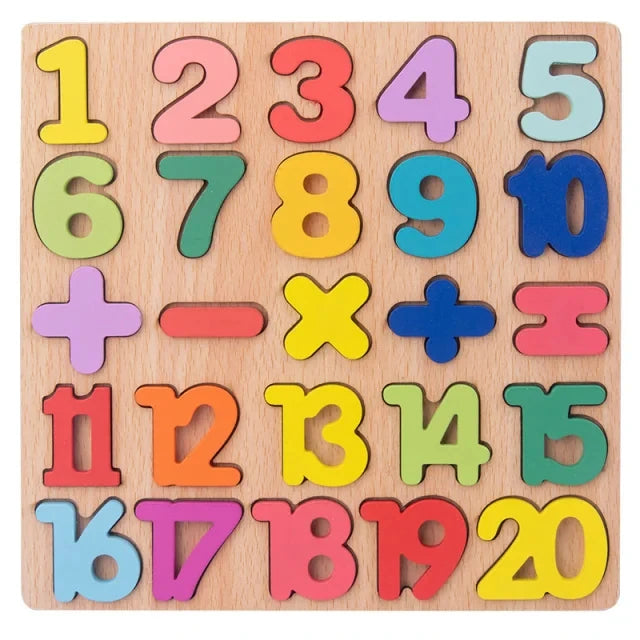 Wooden Puzzle Montessori Toys