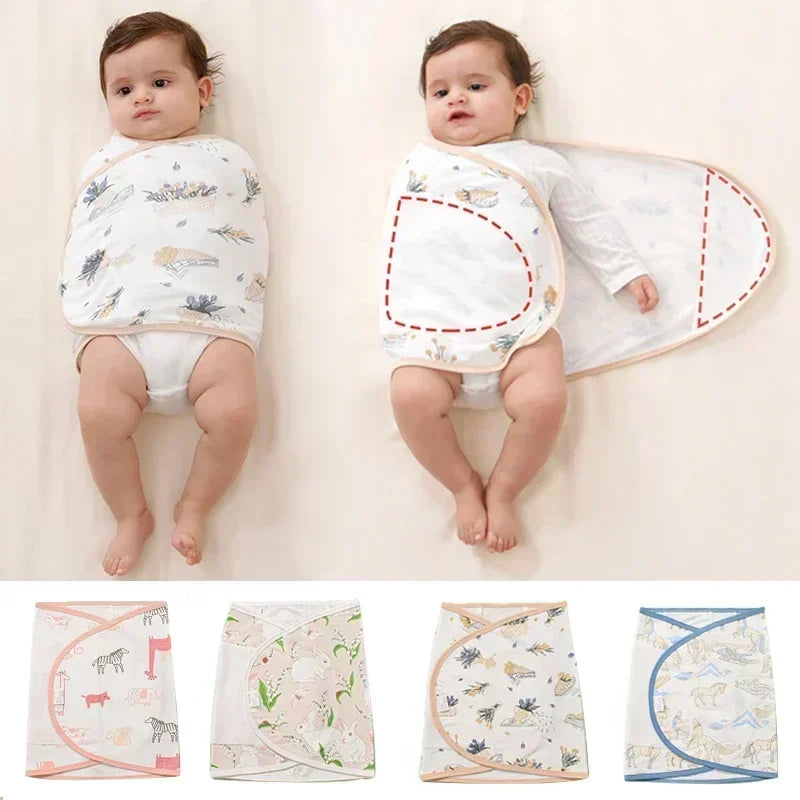 Baby Swaddle Blanket 0-6 Months Strap