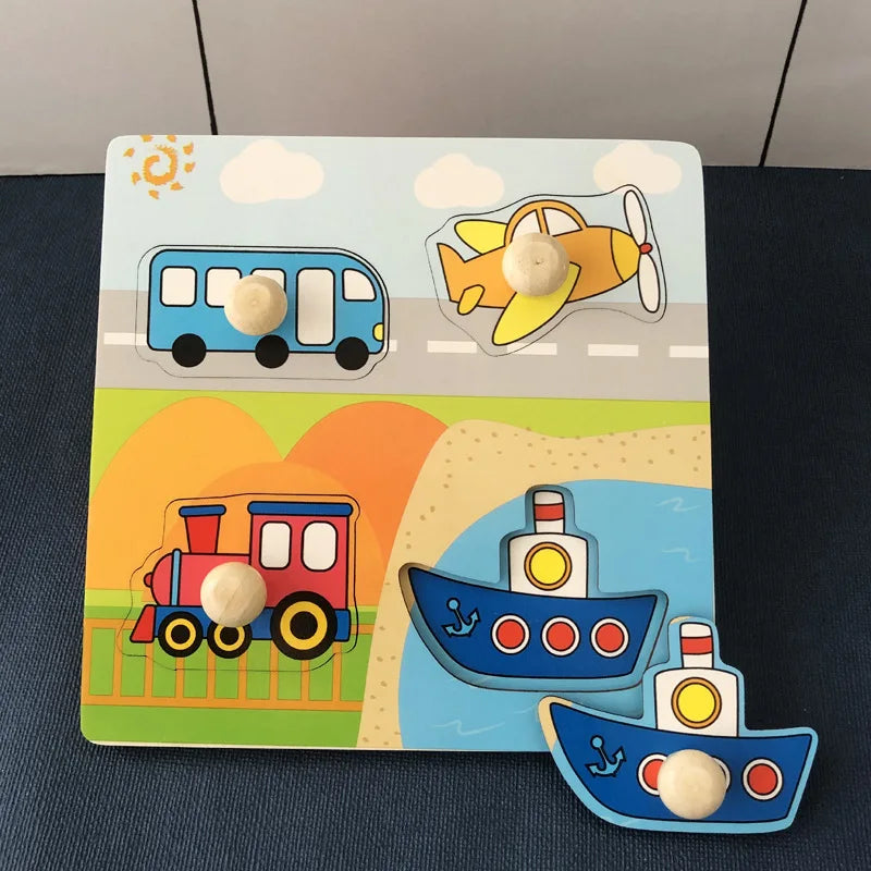 Wooden Puzzle Montessori Toys