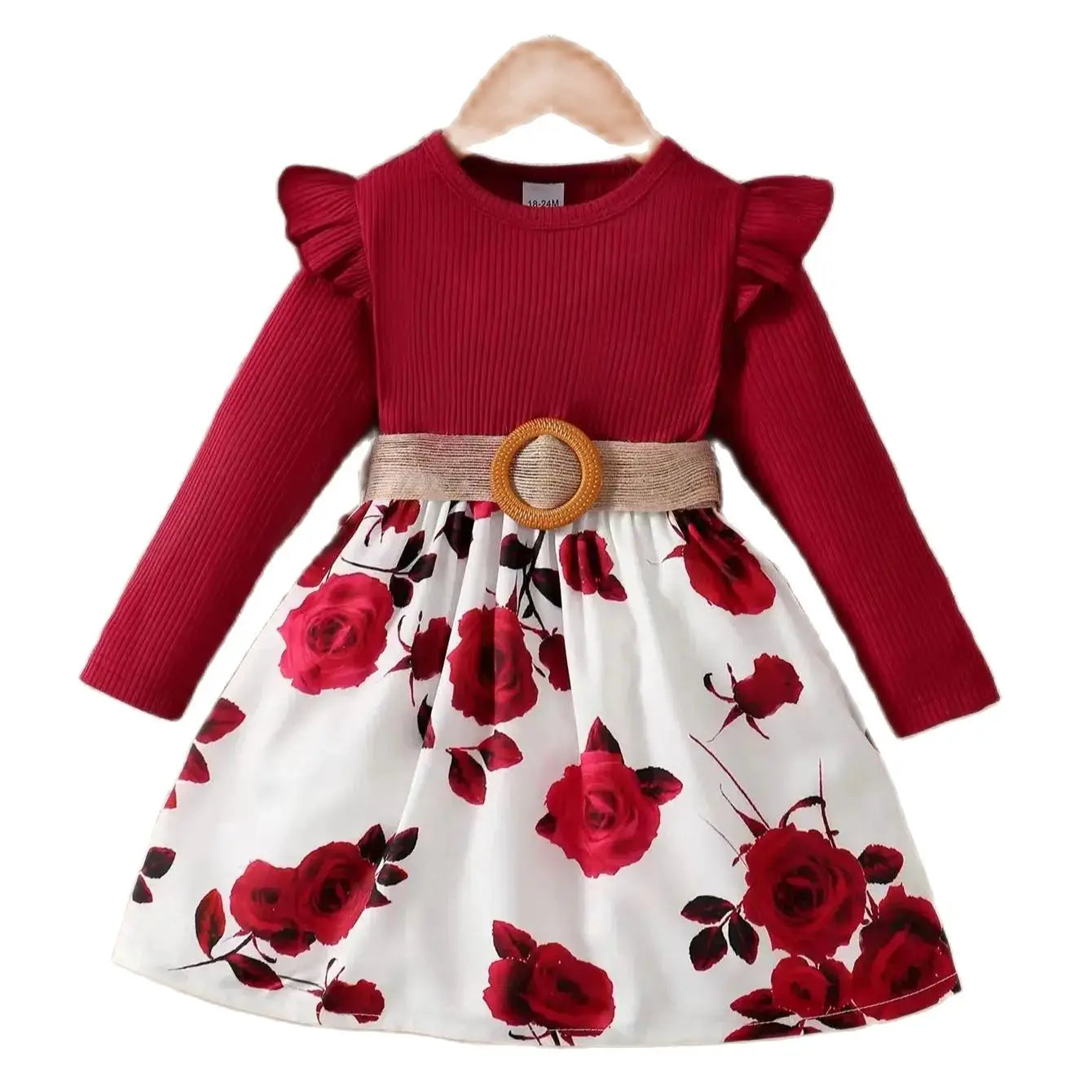 1-7 Years Children Girls New Year Dress