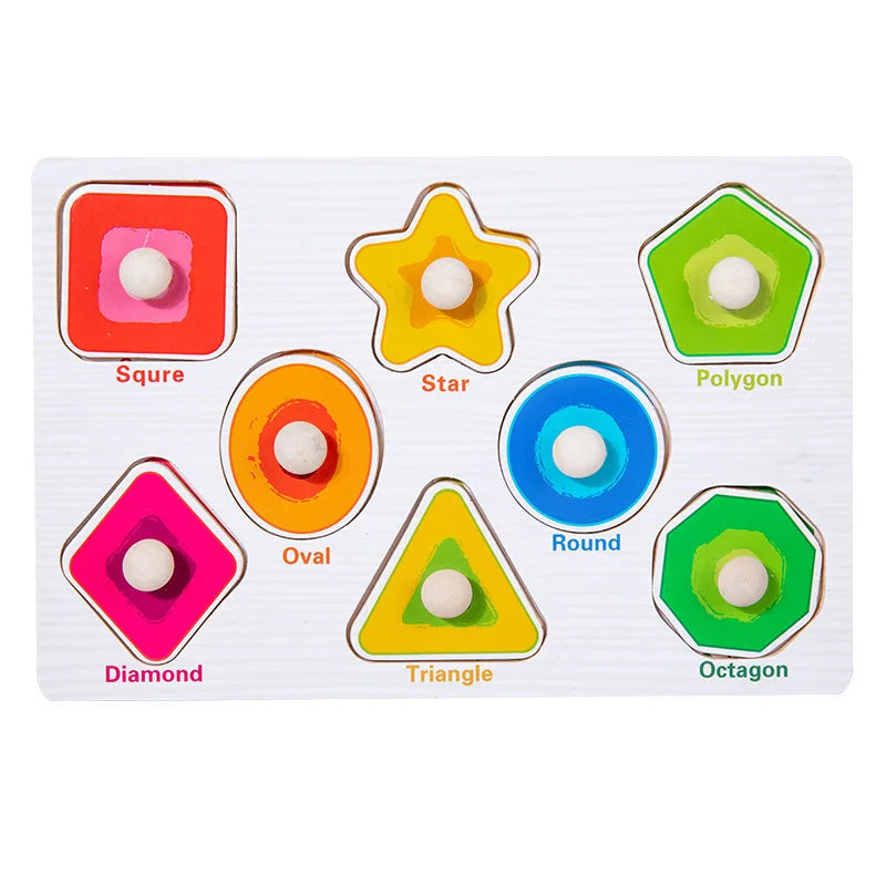 Wooden Puzzle Montessori Toys